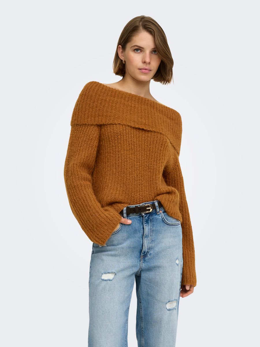 ONLMAGGIE LS OFF SHOULDER KNT