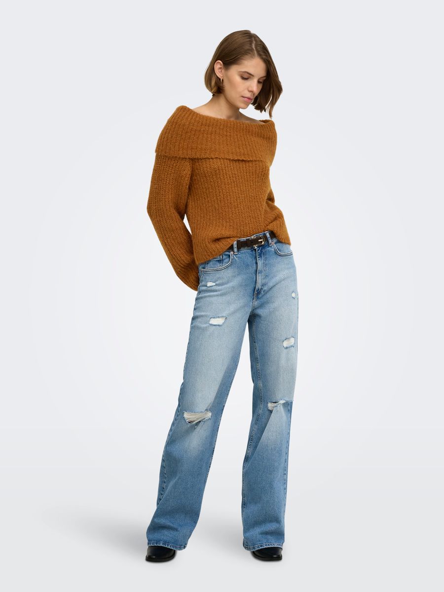 ONLMAGGIE LS OFF SHOULDER KNT