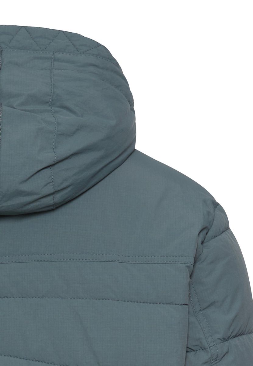 Steppjacke mit abnehmbarer Kapuze