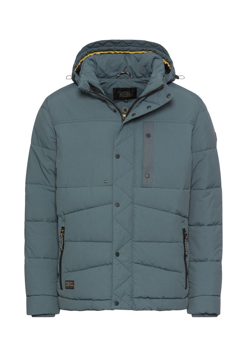 Steppjacke mit abnehmbarer Kapuze