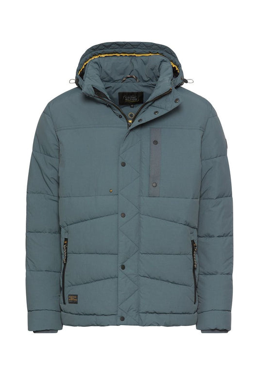 Steppjacke mit abnehmbarer Kapuze