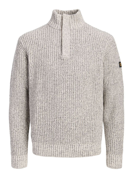JJROOSTER KNIT HALF ZIP