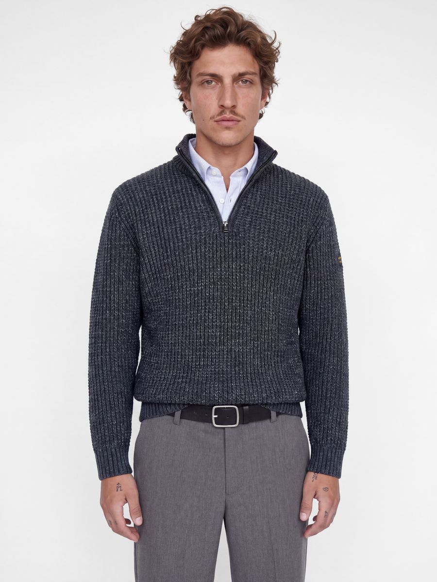 JJROOSTER KNIT HALF ZIP