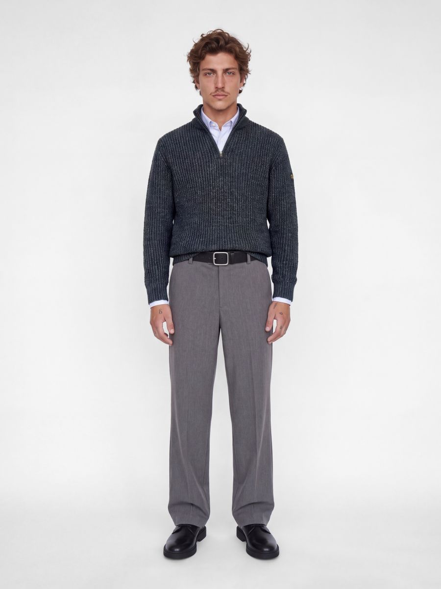 JJROOSTER KNIT HALF ZIP