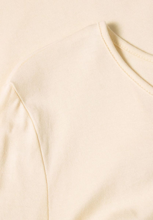 Langarm Shirt mit Rundhals und Spitze