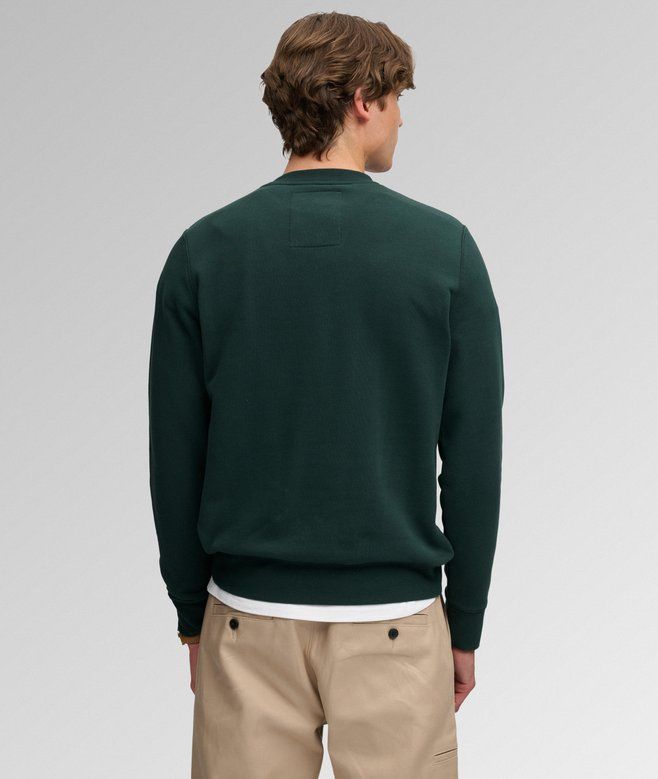 ATHLETIC APPLIQUE RELAXED CREW