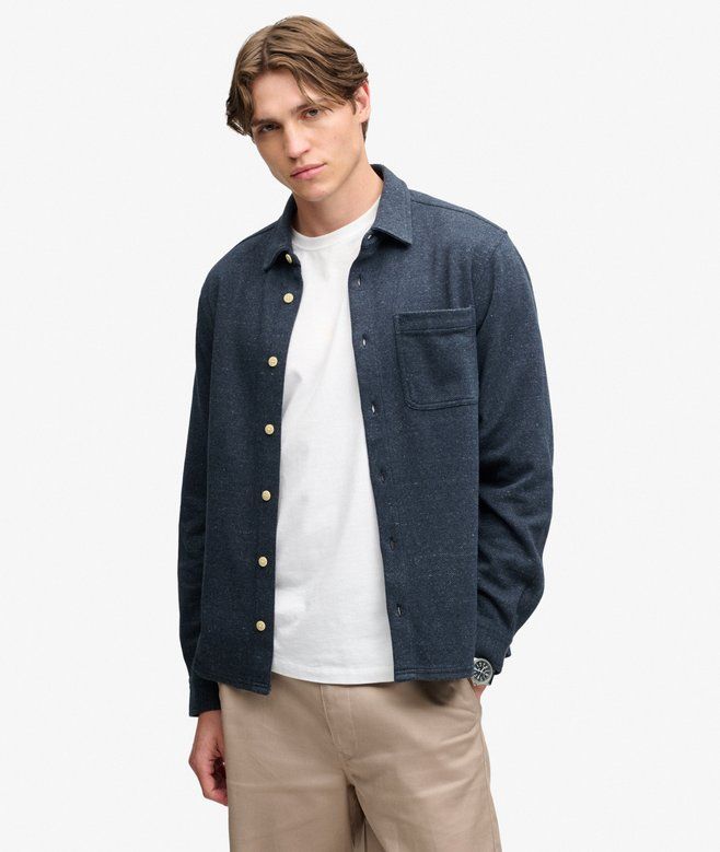 TWILL TWEED JERSEY SHIRT