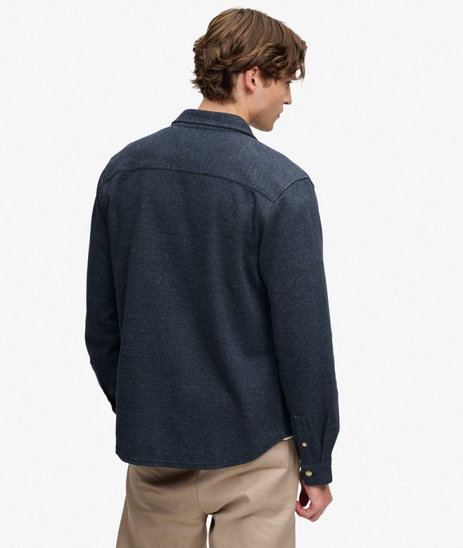 TWILL TWEED JERSEY SHIRT