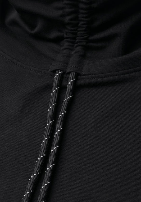 Langarm Shirt mit Rollkragen und Tunnelzug