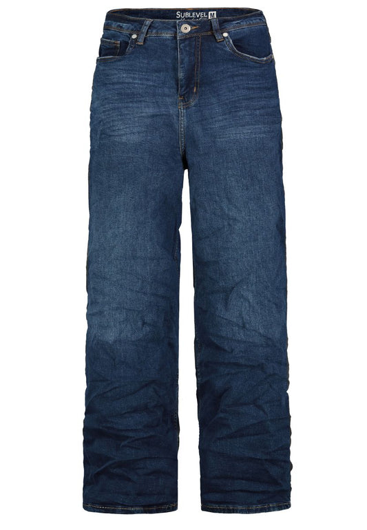 DOB Denim, WIDE LEG, high waist, 5-