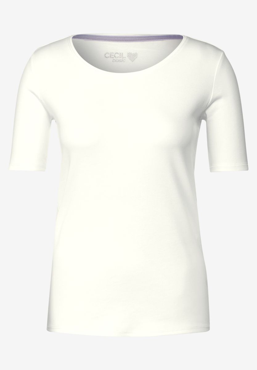 T-Shirt in Unifarbe