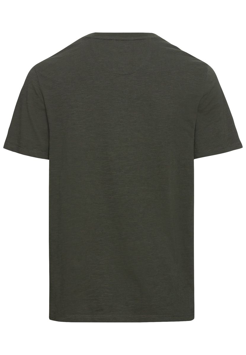 Kurzarm Henleyshirt aus reiner Baumwolle