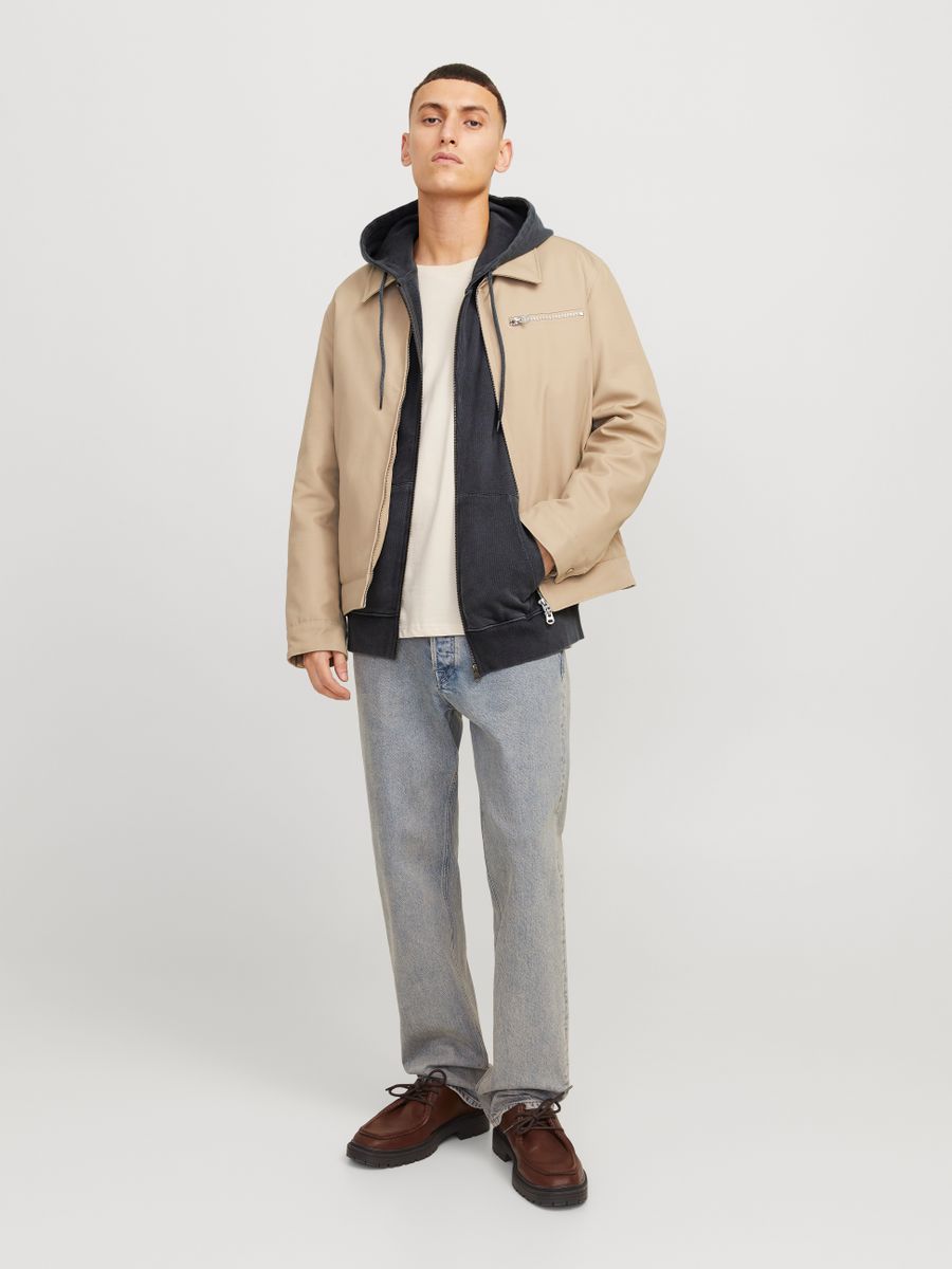JJECHARGE FADED SWEAT ZIP HOOD NOOS