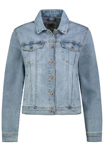 DOB Denim Jacke, Umlegekragen,