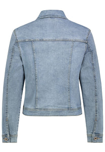 DOB Denim Jacke, Umlegekragen,