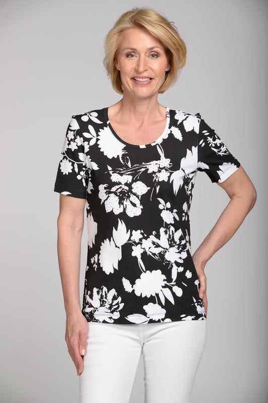 Rdh.-Shirt, 1/2 Arm, Druck