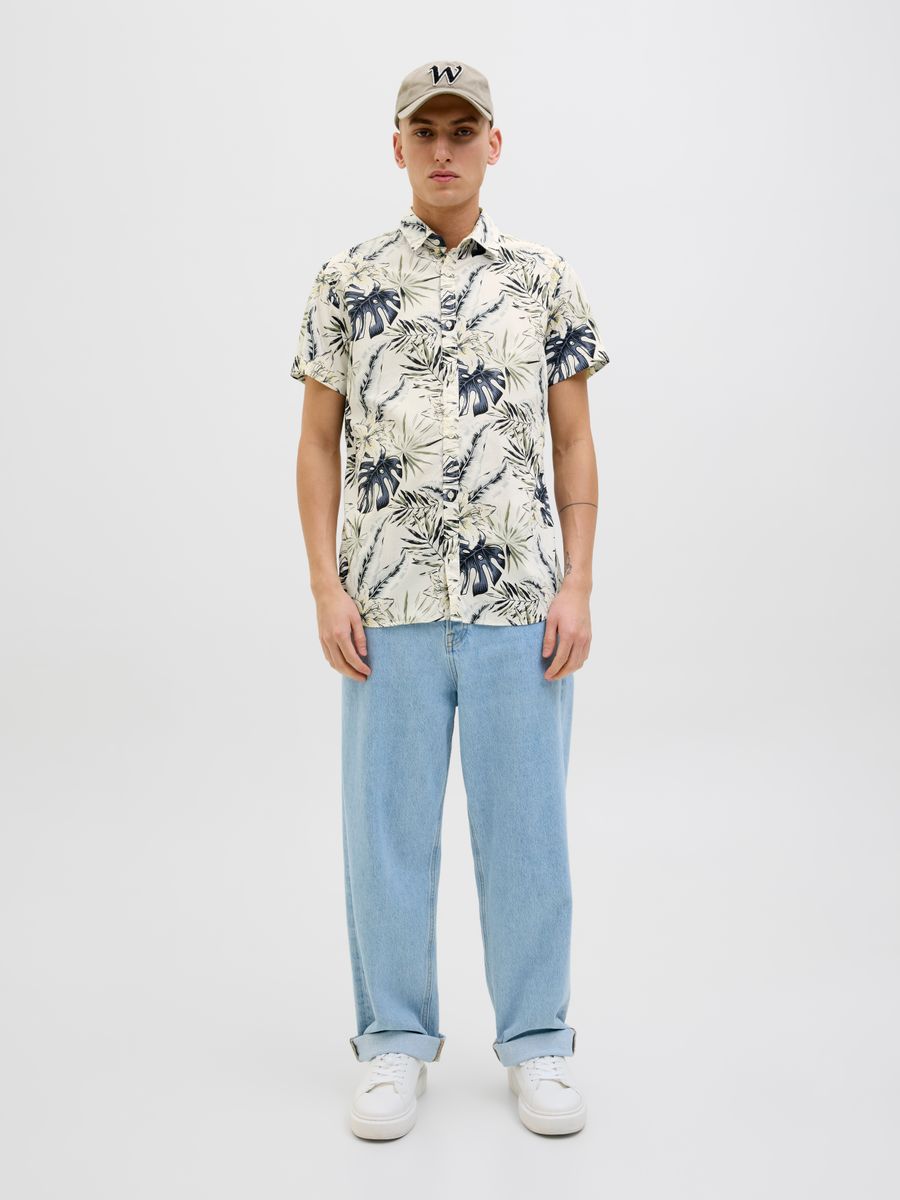 JJHAWAII AOP SHIRT SS LN