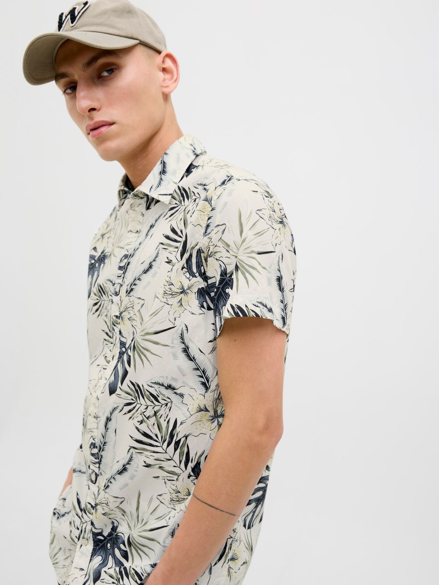 JJHAWAII AOP SHIRT SS LN