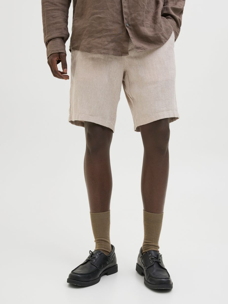 JPSTACE MYKONOS LINEN BLEND SHORTS REG