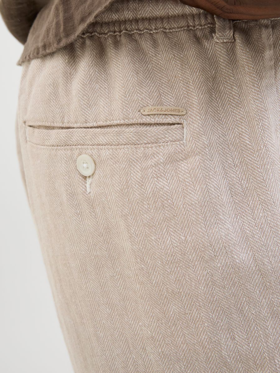 JPSTACE MYKONOS LINEN BLEND SHORTS REG