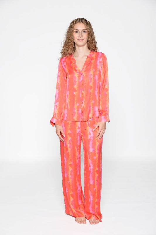 Bluse, Alloverprint, 1/1-Arm