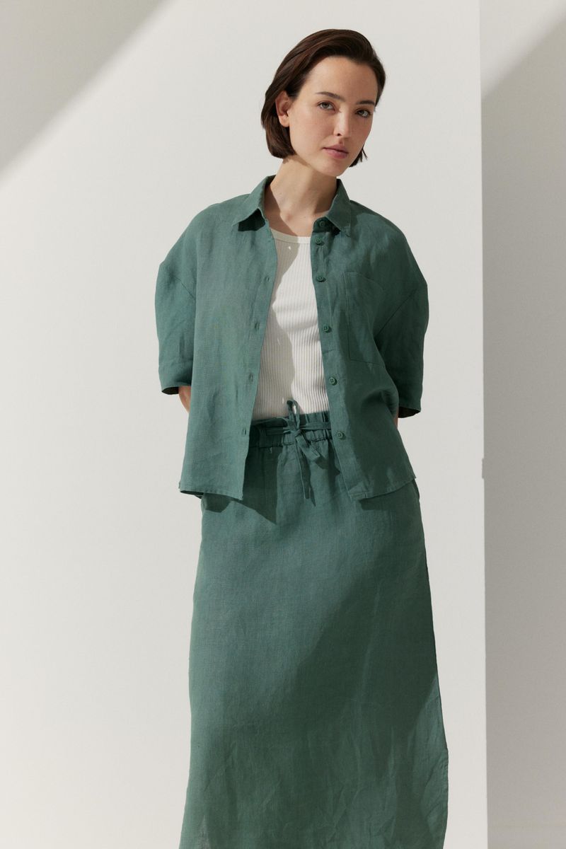 Linen Blouse Solid