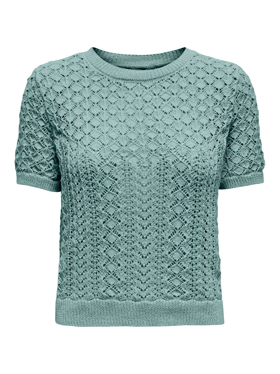 ONLSAGA LIFE SS O-NECK CC KNT