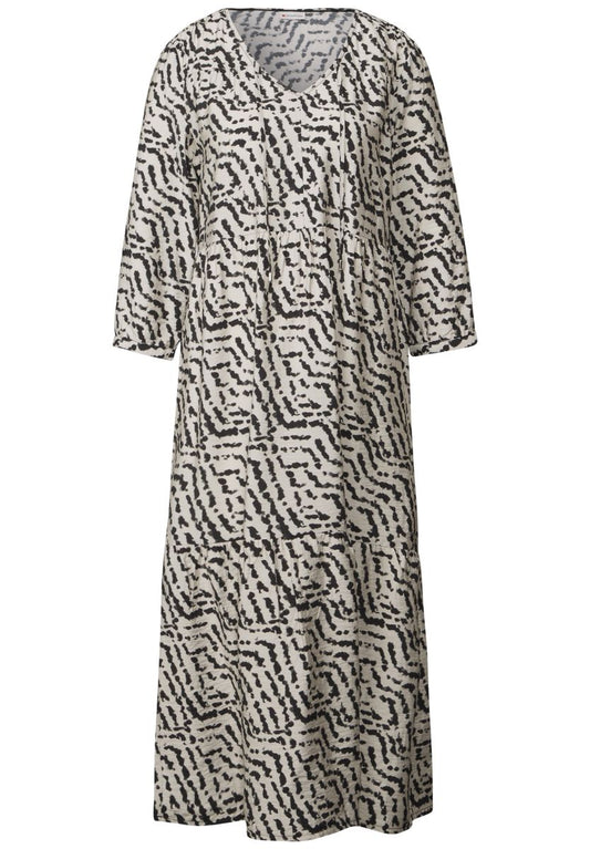 Tunika-Kleid mit Volants