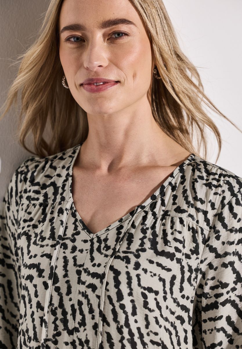 Tunika-Kleid mit Volants