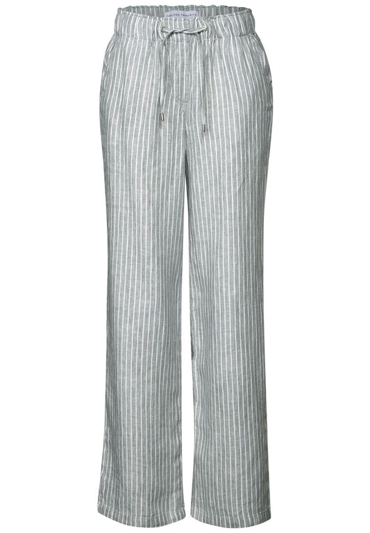 Wide Leg Leinenhose