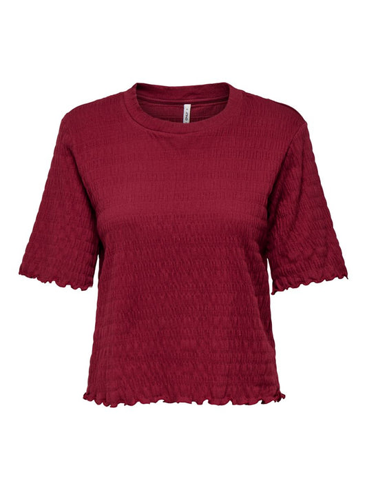 ONLGAILA S/S O-NECK TOP BOX JRS