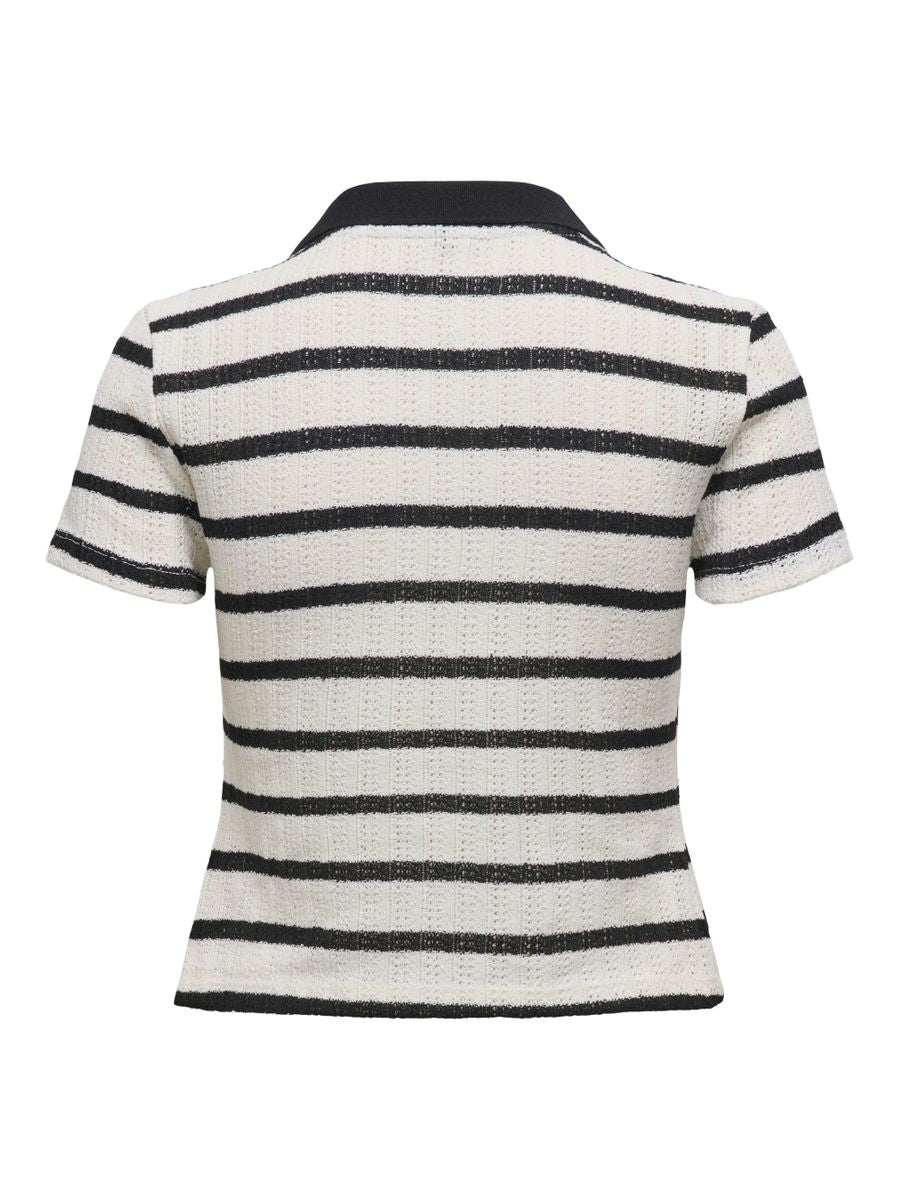 ONLHALIA S/S COLLAR TOP BOX JRS