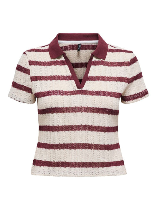 ONLHALIA S/S COLLAR TOP BOX JRS