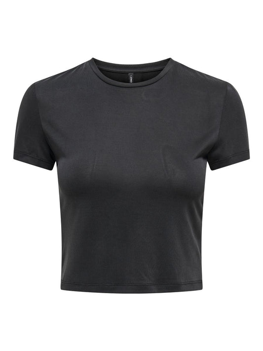 ONLHANNAH S/S O-NECK SHORT TOP JRS