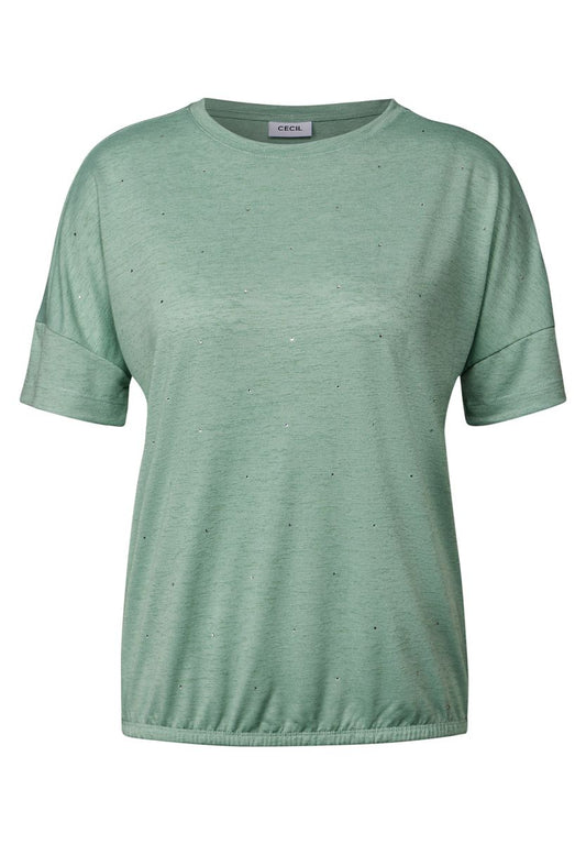 Shirt mit Dekosteinen
