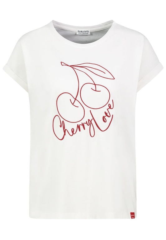 DOB T-Shirt, angeschnittene Ärmel,