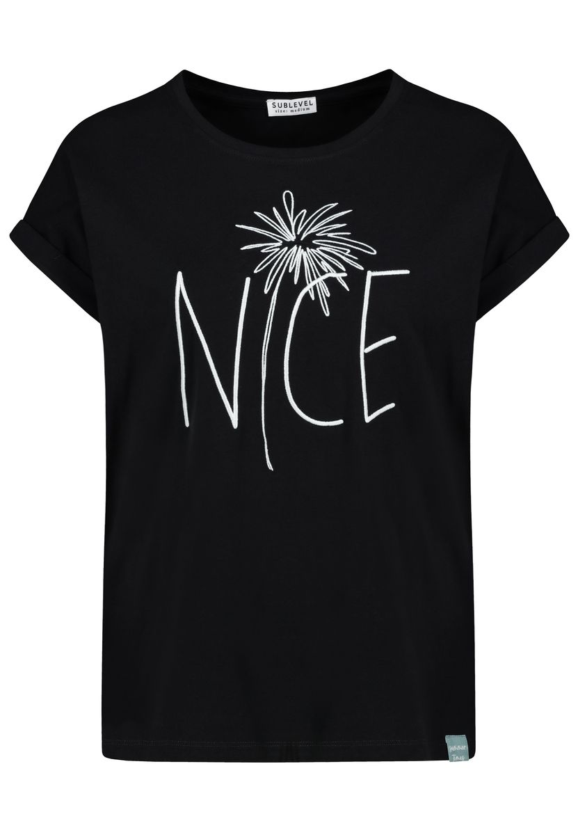 DOB T-Shirt, angeschnittene Ärmel,