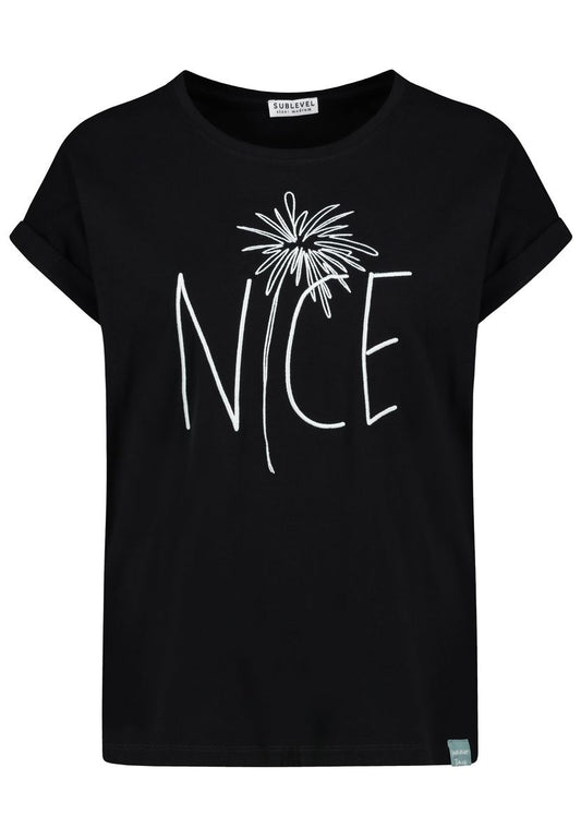 DOB T-Shirt, angeschnittene Ärmel,