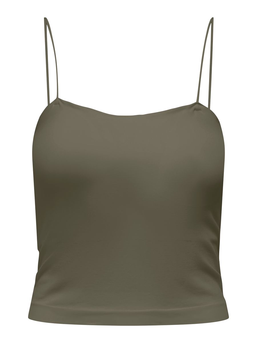 ONLBELLA SEAMLESS PADDED CROP TOP ACC