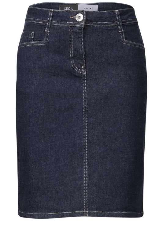 Jeansrock im Rinsed-Look