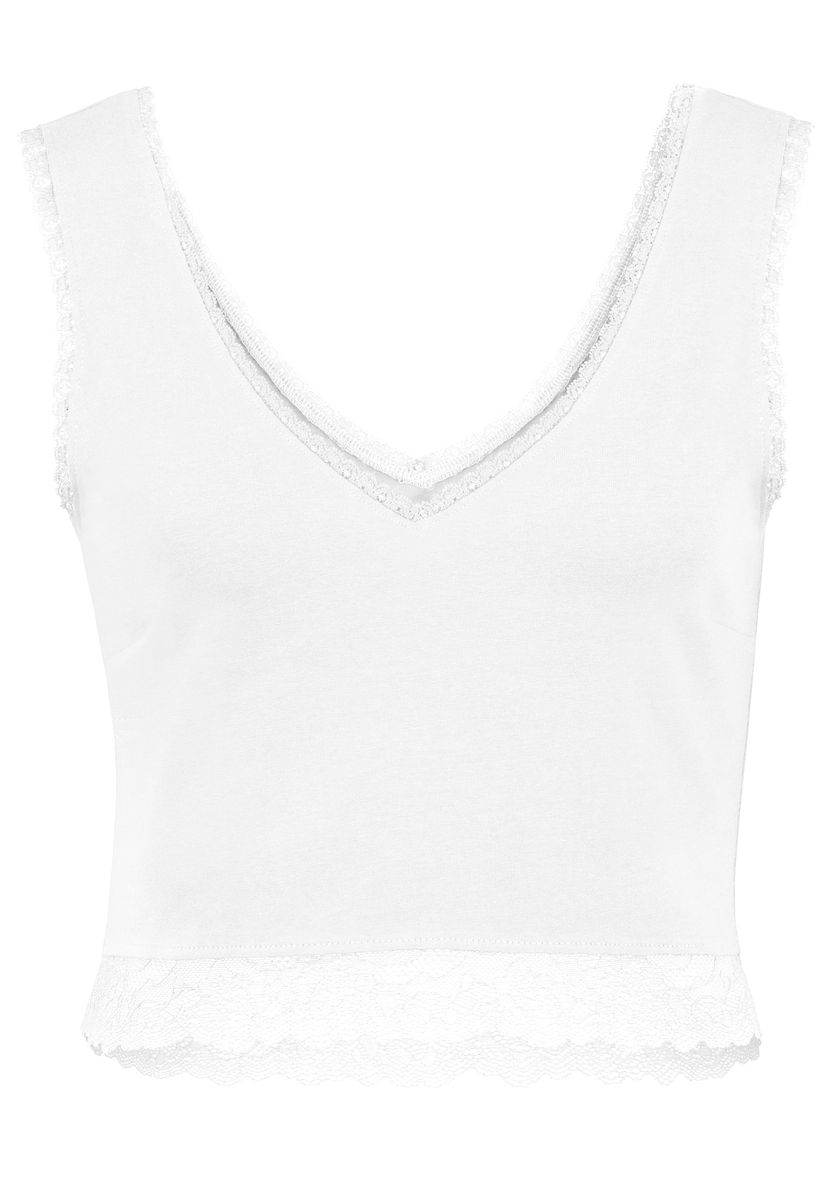 DOB Top, V-Ausschnitt,