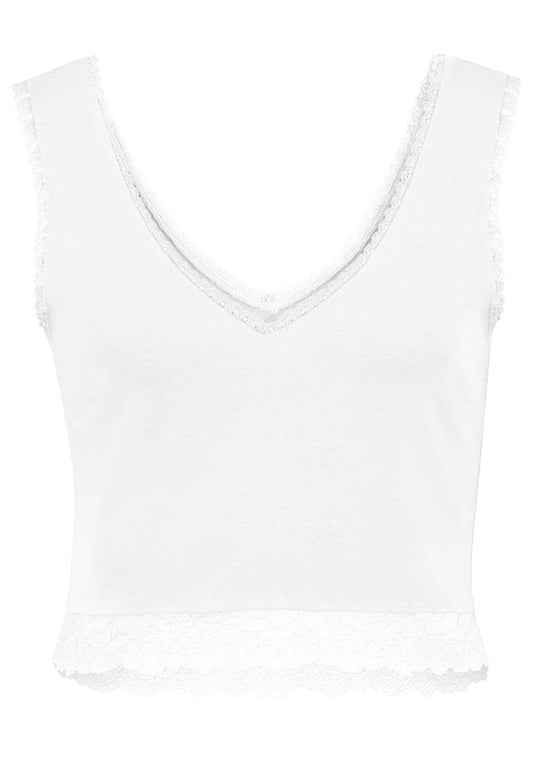 DOB Top, V-Ausschnitt,