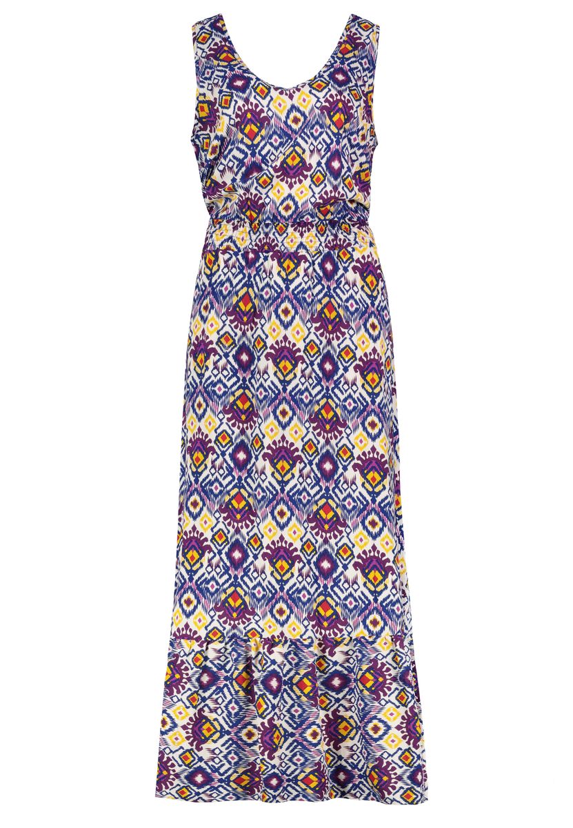 Kleid, maxi, breite Träger, v-Aussc