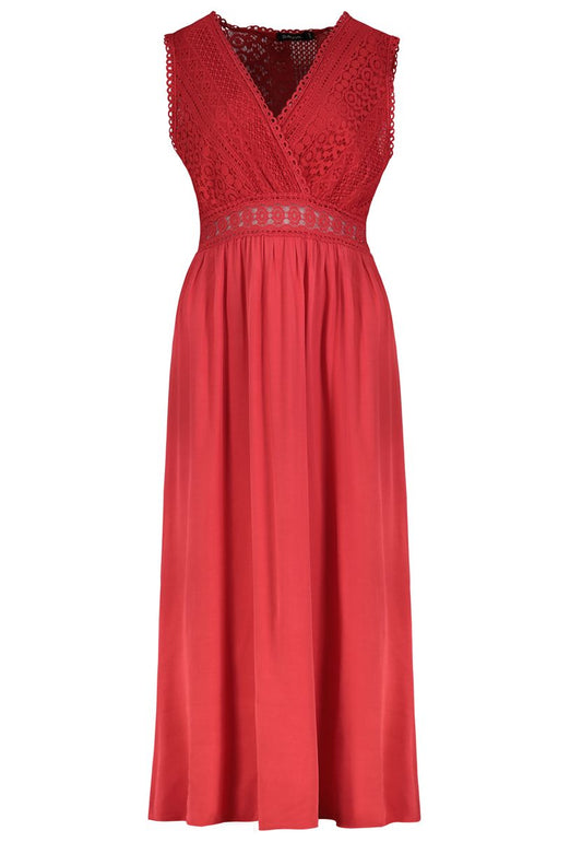 DOB Maxikleid, ohne Ärmel, Spitze i