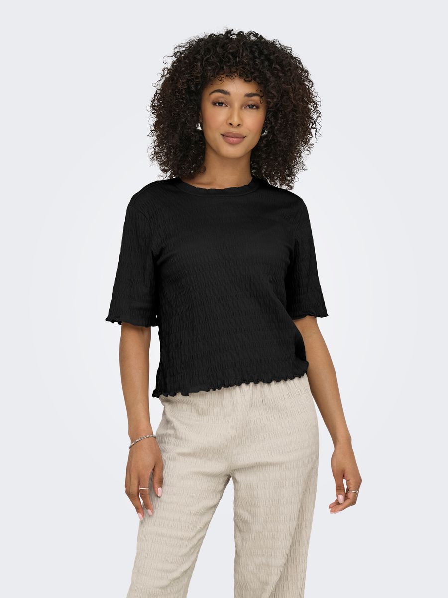ONLGAILA S/S O-NECK TOP BOX JRS