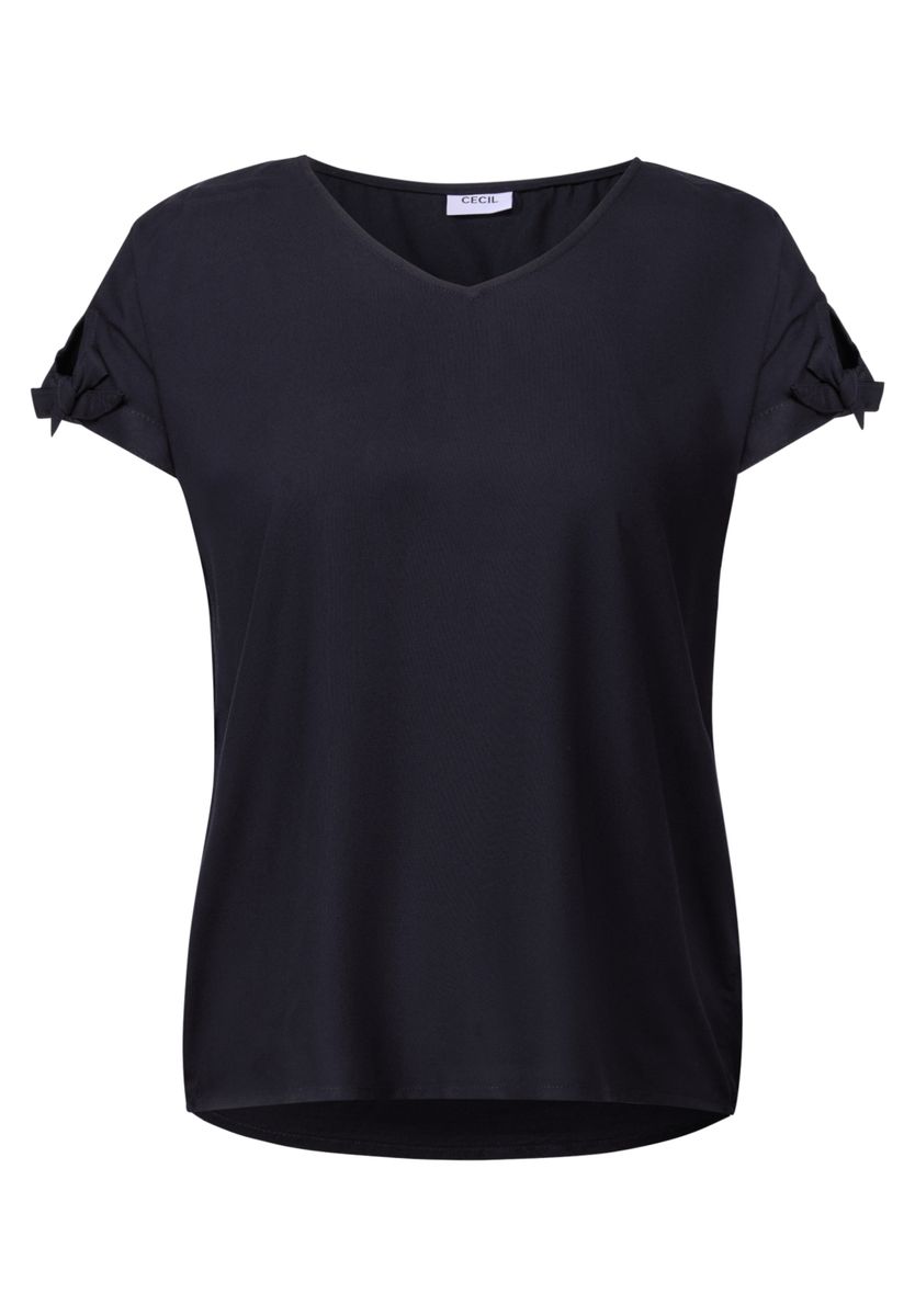 Blusenshirt in Unifarbe