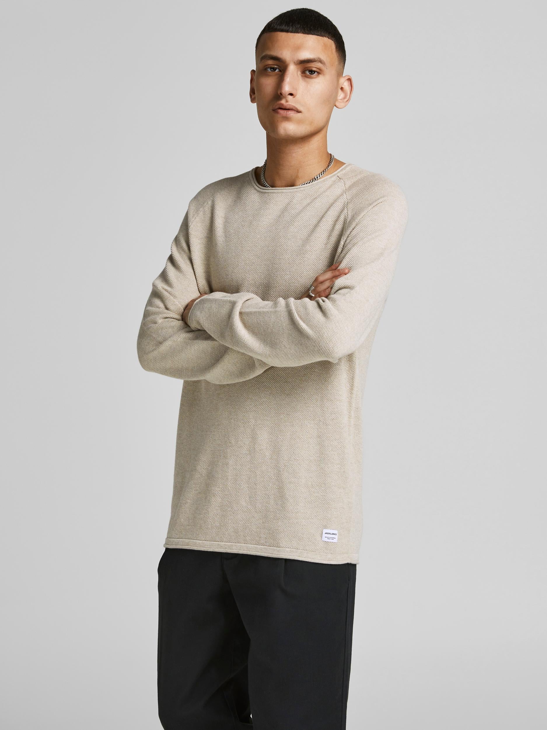 JJEHILL KNIT CREW NECK NOOS