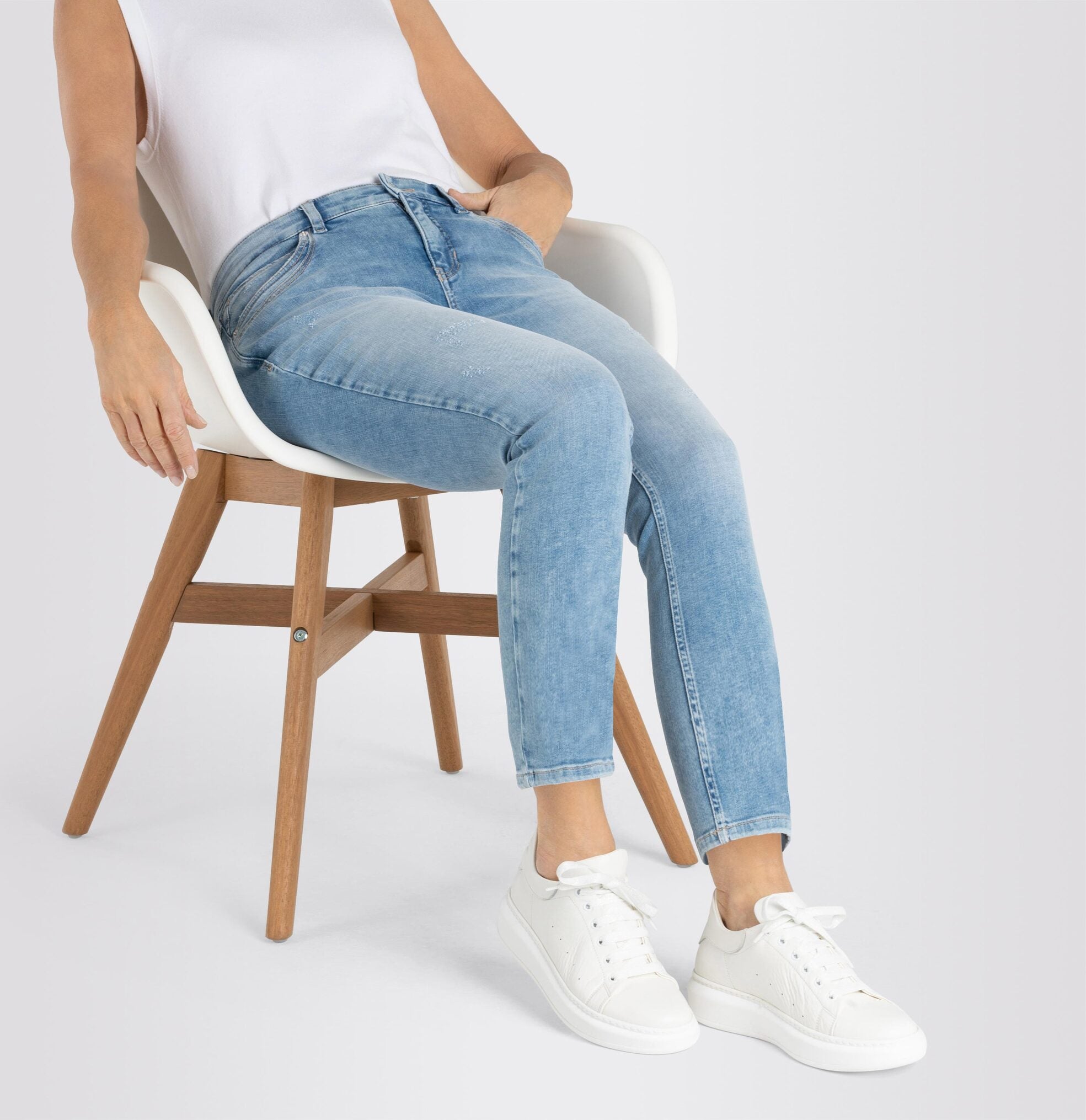 MAC JEANS - MEL, Light authentic denim